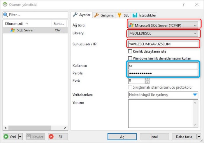 Connecting to SQL Server Using HeidiSQL