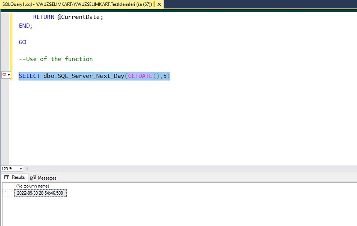 Writing Oracle NEXT_DAY Function in SQL Server
