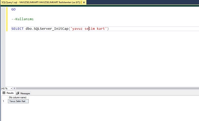 Writing an Oracle INITCAP Function in SQL Server
